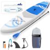 TOMTOP Technology Co., Ltd: 43% OFF WKERSIY 3.2M Inflatable Stand Up Paddle Board Non-Slip SUP Surf Board with Air Pump Carry Bag for All Skill Levels,149.99?+