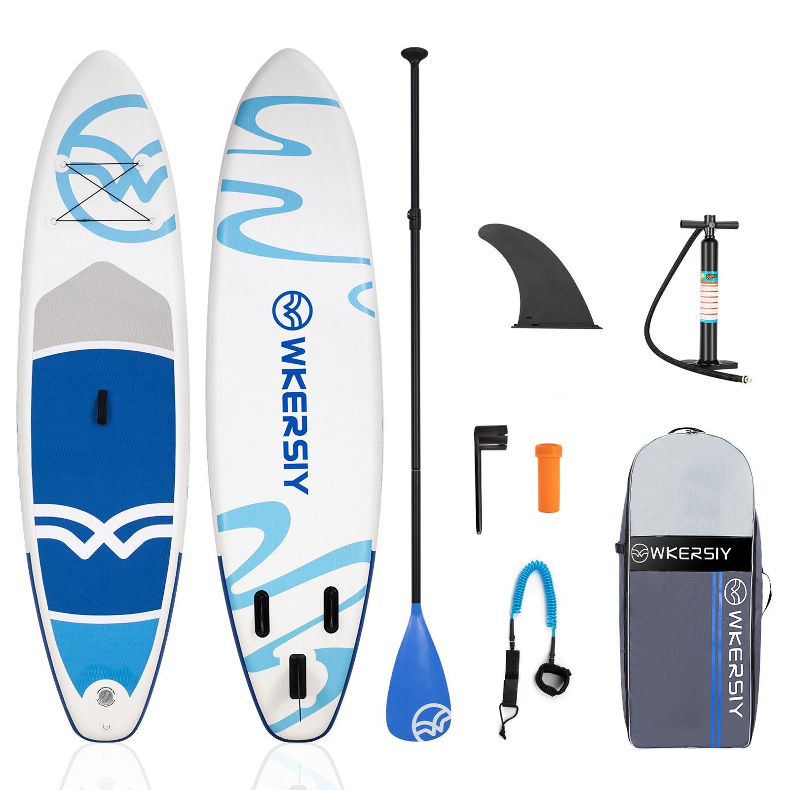 Cafago: 51% OFF,?149.99 WKERSIY 3.2M Inflatable Stand Up Paddle Board