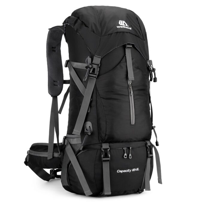 TOMTOP Technology Co., Ltd: 59% OFF weikani 70L Hiking Backpack Water-resistant Climbing Camping Backpack Travel Daypack with Rain Cover,30.68?