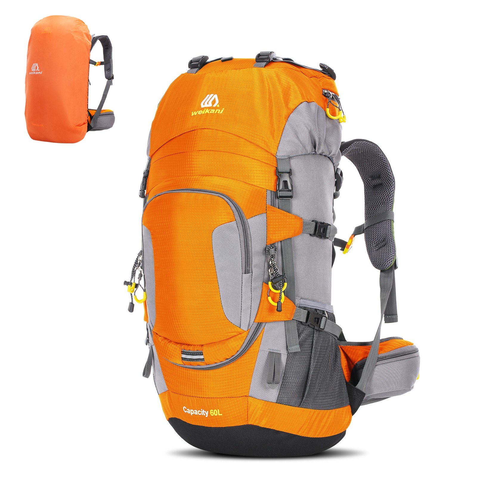 TOMTOP Technology Co., Ltd: 21% OFF 60L Waterproof Hiking Backpack Camping Mountain Climbing Cycling Backpack with Rain Cover,37.19?