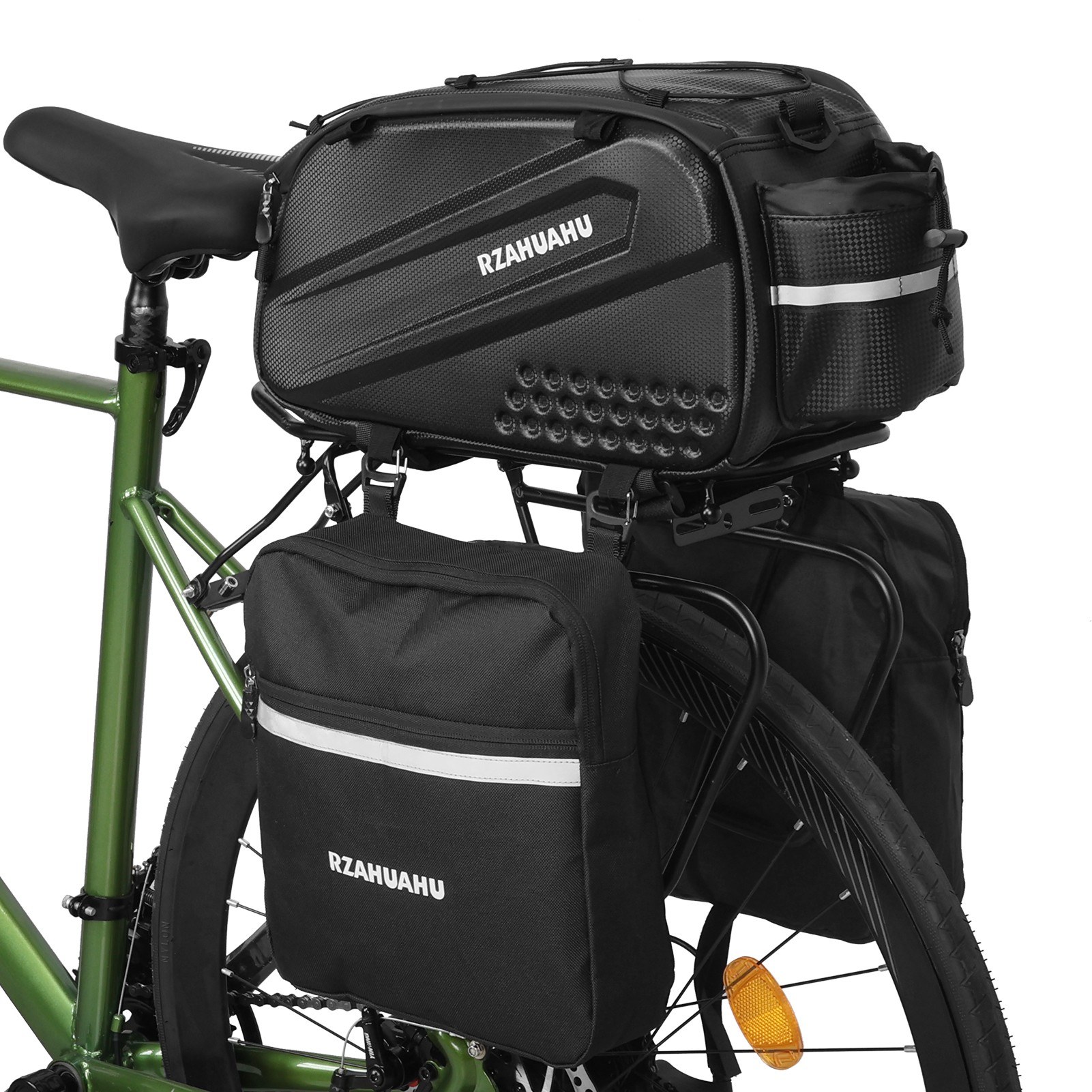 TOMTOP Technology Co., Ltd: 68% OFF Bike Rear Seat Bag Bicycle Trunk Bag Waterproof Bike Carrier Backseat Bag with Side Bag,30.68?