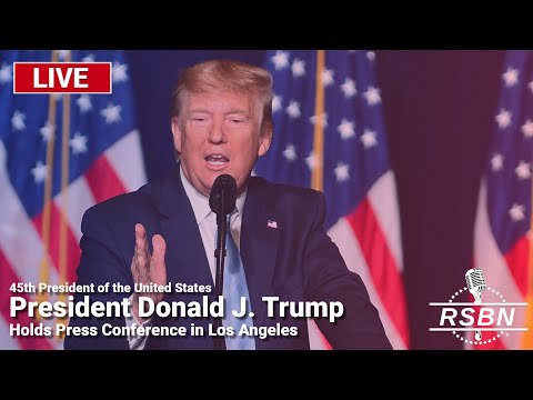 LIVE: President Trump Holds Press Conference in Los Angeles – 9/13/24