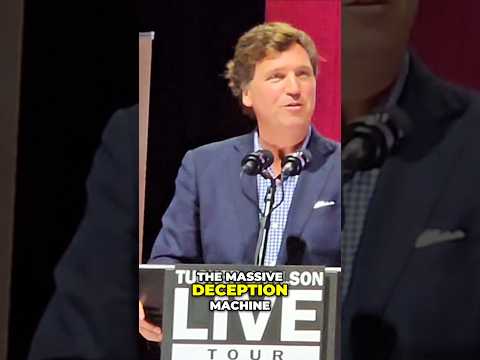 🚨Tucker Drops Bombshell: “Massive Deception Machine” Exposed! You Won’t Believe What He Said