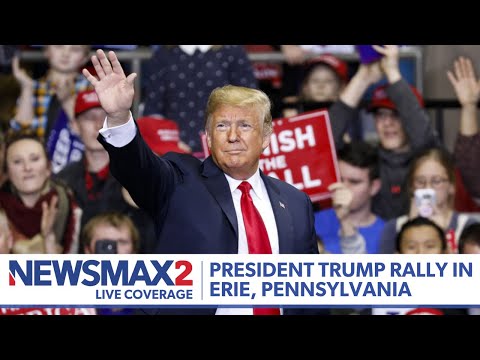 LIVE: President Donald Trump Rally in Erie, Pennsylvania | NEWSMAX2