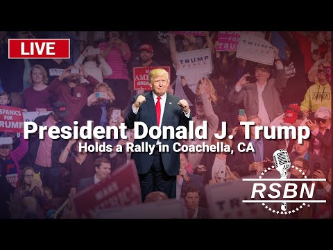 LIVE: President Trump Holds a Rally in Coachella, CA – 10/12/24