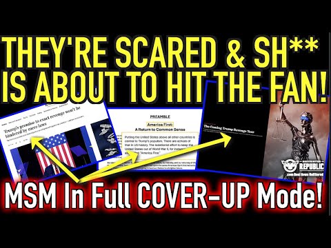 They’re Scared & Sh** Is About To Hit The Fan! MSM In Full Harris Cover-Up Mode!