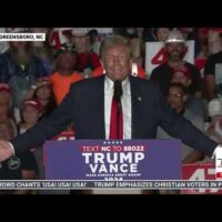 FULL SPEECH: President Trump Holds a Rally in Greensboro, NC – 10/22/24