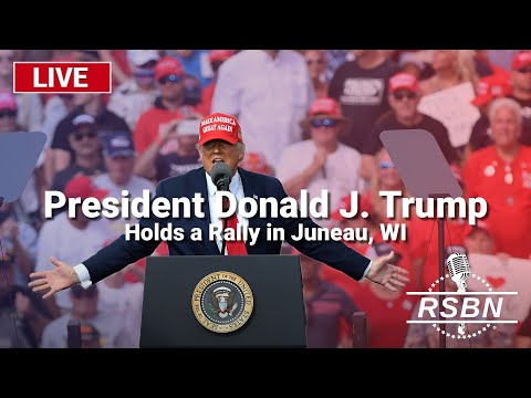 LIVE: President Trump Holds a Rally in Juneau, WI – 10/6/24