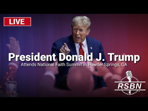 LIVE: President Trump Attends National Faith Summit in Powder Springs, GA – 10/28/24