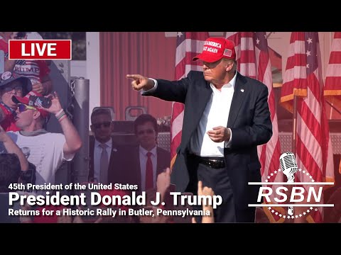 LIVE: President Trump Returns for a Historic Rally in Butler, Pennsylvania – 10/5/24