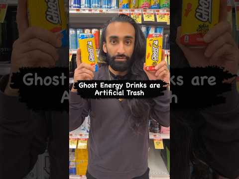 Ghost Energy Drinks are Artificial Trash #ghostenergy #energydrink #energydrinks