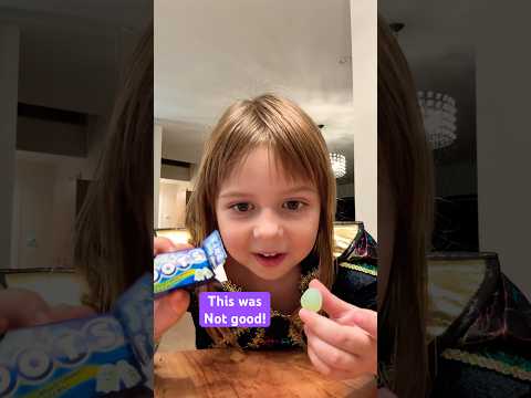 5 Year Old Tries Halloween Candy