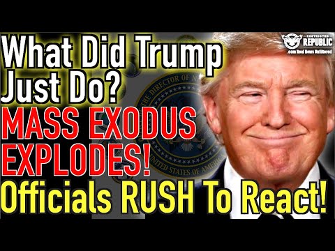 What Did Trump Just Do? Mass Exodus Explodes!  Officials RUSH To React!