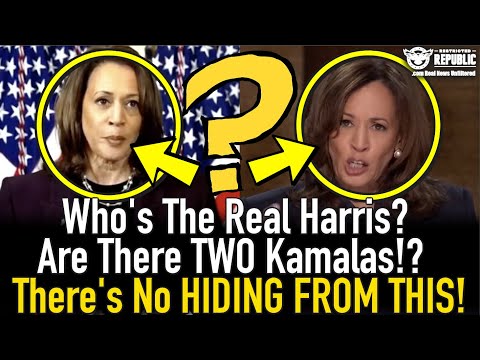 Who’s The Real Harris? Are There TWO Kamalas!?  There’s No HIDING FROM THIS!