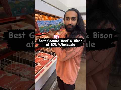 Best Ground Beef & Bison at @BJsWholesaleClub #beef #bison #groceryshopping