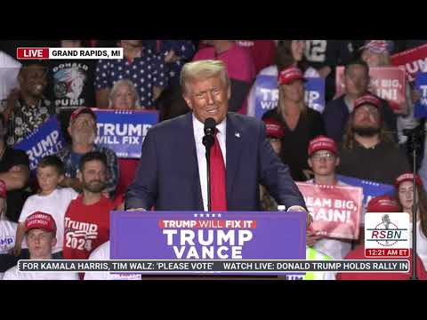 FULL SPEECH: President Trump Holds Final 2024 Campaign Rally in Grand Rapids, MI – 11/4/24