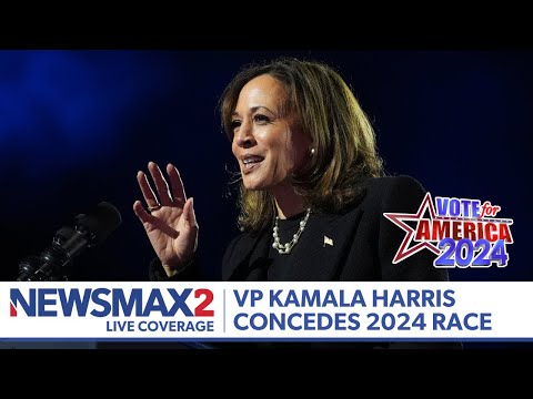 LIVE: VP Kamala Harris concedes 2024 presidential race to Donald Trump | NEWSMAX2