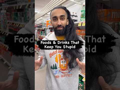 Foods & Drinks That Keep You Stupid #groceryshopping #grocery