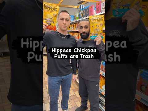 Hippeas Chickpea Puffs are Trash feat. @healthwithhunter  #snacks #groceryshopping #groceryhaul