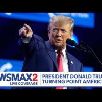 LIVE: President Donald Trump speaks at Turning Point USA AmericaFest | NEWSMAX2