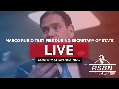 LIVE: Marco Rubio Testifies During Secretary of State Confirmation Hearing – 1/15/25