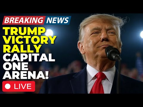 🚨LIVE: THOUSANDS FLOOD DC FOR TRUMP’S HISTORIC VICTORY RALLY – WATCH NOW🚨