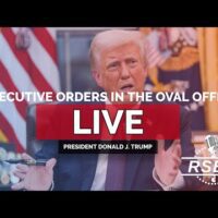 LIVE: President Donald J. Trump Signs Executive Orders in the Oval Office – 1/23/25