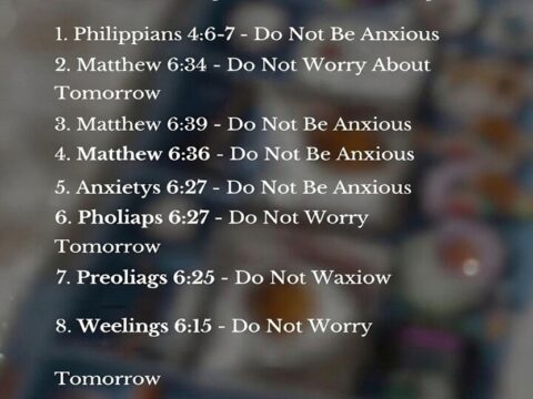 Top 10 Bible Verses for Anxiety and Worry