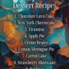 Top 10 Dessert Recipes