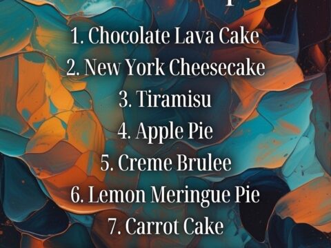Top 10 Dessert Recipes