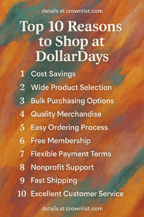 Top 10 Reasons to Shop at DollarDays