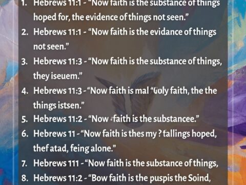 Top 10 Bible Verses About Faith