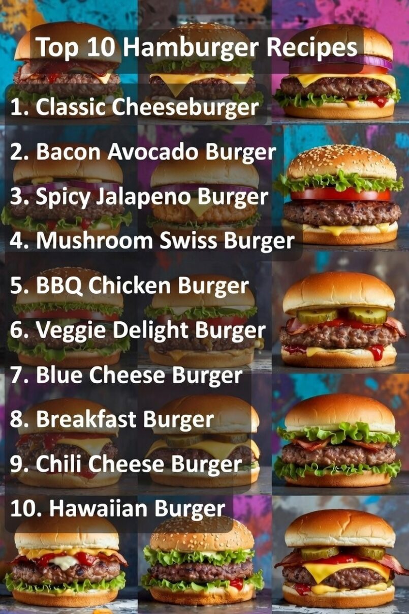 Top 10 Hamburger Recipes