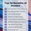 Top 10 Benefits of InVideo Top 10 Benefits of InVideo