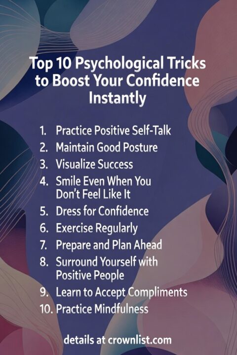 Top 10 Psychological Tricks to Boost Your Confidence Instantly