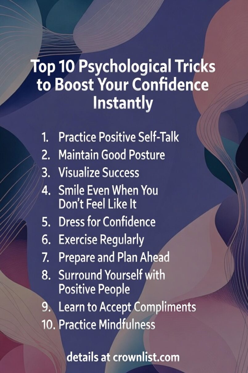 Top 10 Psychological Tricks to Boost Your Confidence Instantly