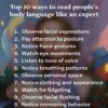 Top 10 Ways to Read People’s Body Language Like an Expert
