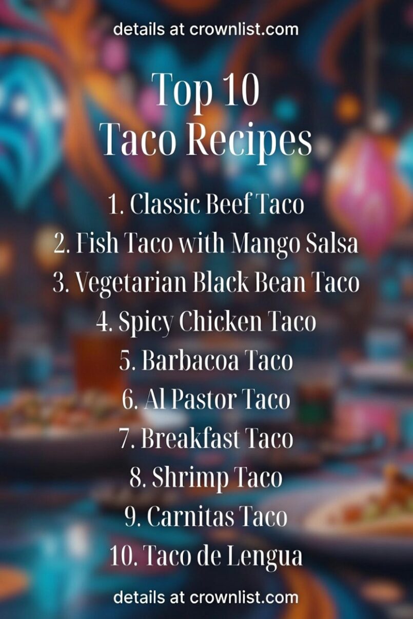 Top 10 Taco Recipes