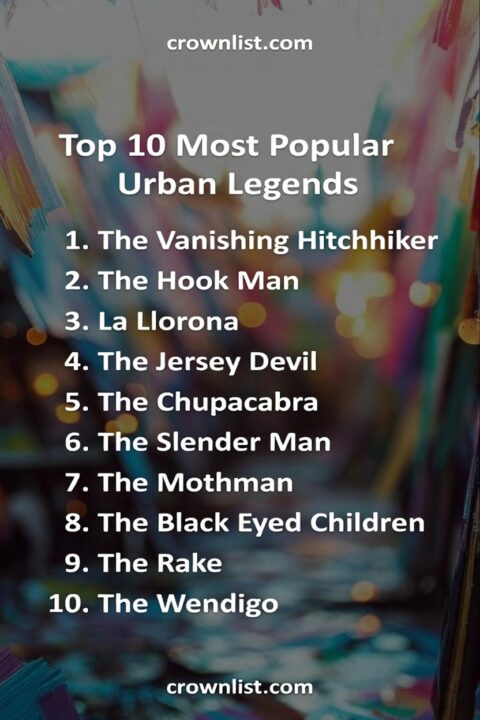 Top 10 Most Popular Urban Legends