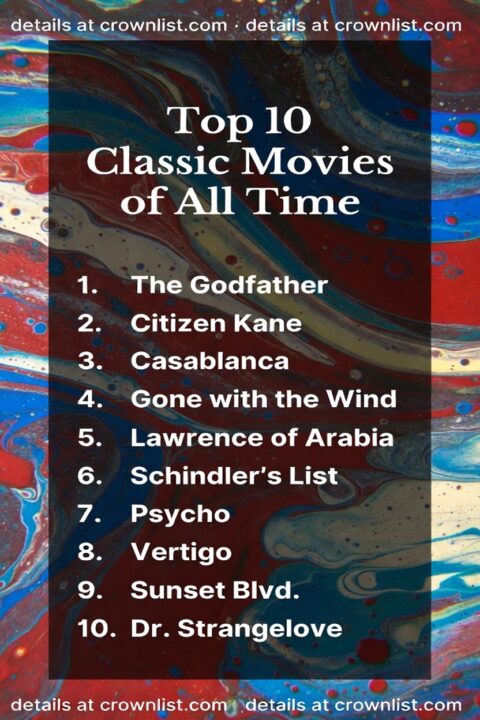 Top 10 Classic Movies of All Time Top 10 Classic Movies of All Time