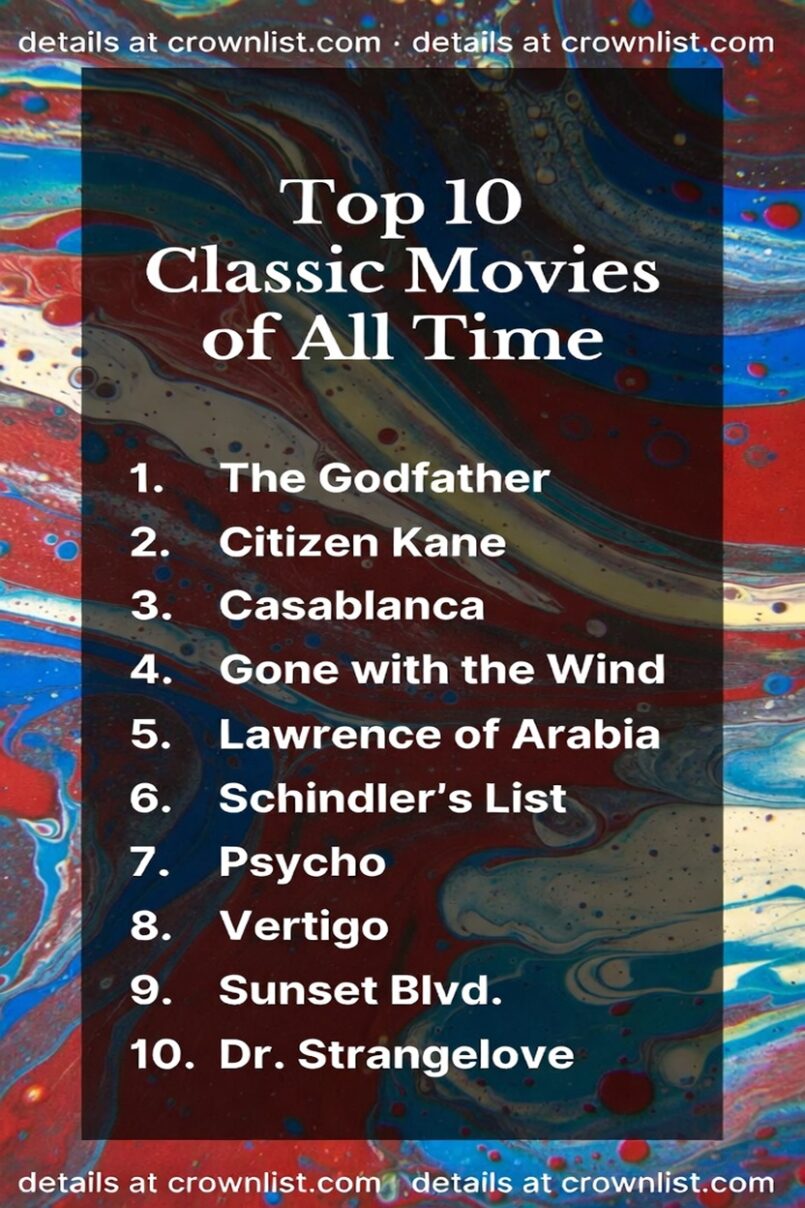 Top 10 Classic Movies of All Time