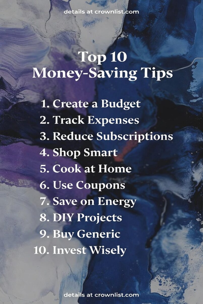 Top 10 Money-Saving Tips Top 10 Money-Saving Tips