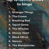 Top 10 Netflix Shows to Binge Top 10 Netflix Shows to Binge